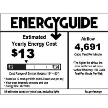 Craftmade VE58FB3 Modern 58" Ceiling Fan with Control