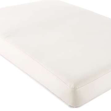 Organic Cotton, 100% Waterproof Mattress Protector Pad – Soft, Hypoallergenic, Breathable Bed Cove...