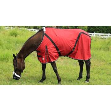 T TEKE Deluxe Horse Canvas Sheet for Ultimate Comfort