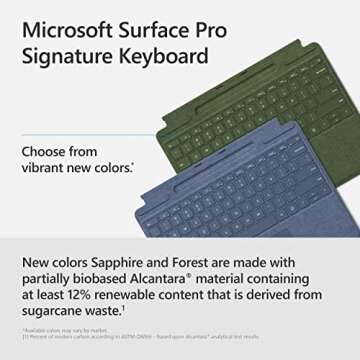 Microsoft Surface Pro Signature Keyboard with Backlit Keys