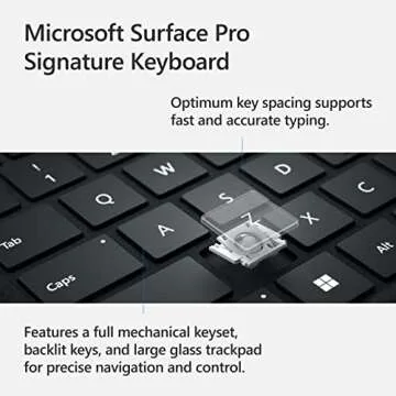 Microsoft Surface Pro Signature Keyboard with Backlit Keys