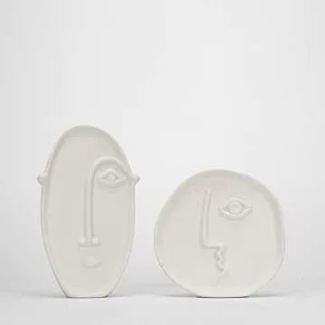 Kimisty Creative Face Art Vases for Modern Decor