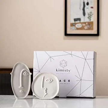 Kimisty Creative Face Art Vases for Modern Decor