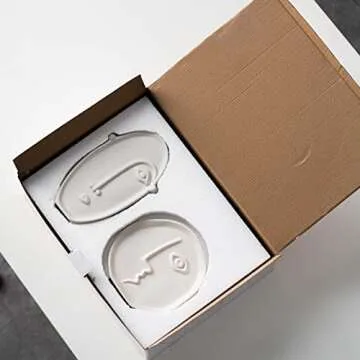 Kimisty Creative Face Art Vases for Modern Decor