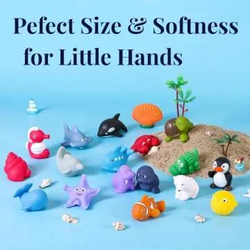 Mold-Free Baby Bath Toys for Safe Fun - 18 Ocean Animals