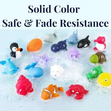 Mold-Free Baby Bath Toys for Safe Fun - 18 Ocean Animals