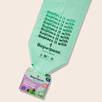 Repurpose Compostable Kitchen Trash Bags - 75 Eco-Friendly Bags