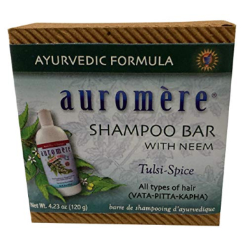 Auromere Ayurvedic Shampoo Bar - Vegan, Eco-Friendly, All-in-One 12 Pack