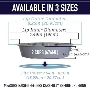 Leash Boss Puzzle Slow Feeder Dog Bowl, 2-Cup Maze, 7.5-8 Inch Opening for Large, Medium & Small Bre...