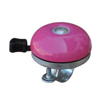 Firmstrong Classic Beach Cruiser Bicycle Bell, Pink