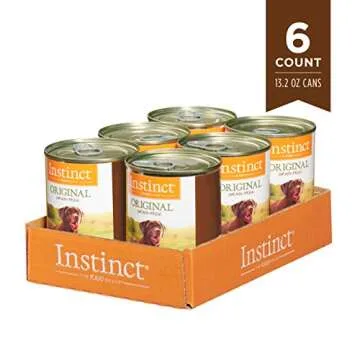 Instinct Original Wet Dog Food, Grain Free Recipe - Real Chicken, 13.2 oz. Cans (Pack of 6)