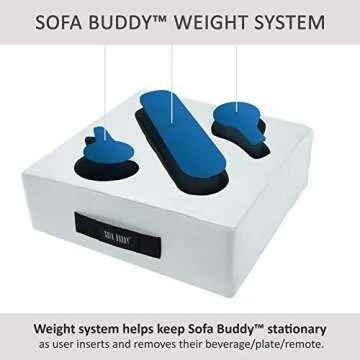 MOOKUNDY - Introducing Sofa Buddy - Convenient Couch Cup Holder, Couch Caddy, Sofa Cup Holder. The Perfect Couch Accessory