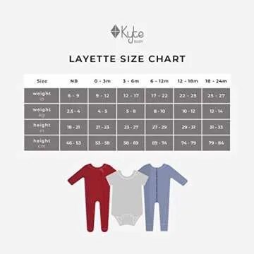 KYTE BABY Soft Bamboo Rayon Rompers, Zipper Closure, 0-24 Months (3-6 Months, Midnight)