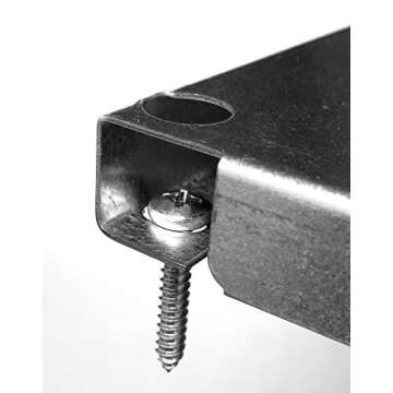 Wall Control Pegboard Rack Garage Storage Galvanized Steel Horizontal Peg Board Pack - Two 32-Inch x 16-Inch Shiny Metallic Metal WallBoard Tool Organization Panels