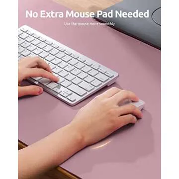 YSAGi Leather Desk Protector - Large Non-Slip Mouse Mat