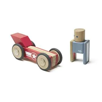 Tegu Daredevil Magnetic Wooden Block Set, 1-99 years old, 12 pieces