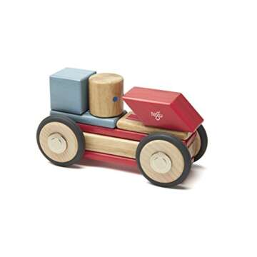 Tegu Daredevil Magnetic Wooden Block Set, 1-99 years old, 12 pieces