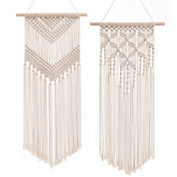 Stunning Dahey 2 Pcs Macrame Wall Hanging Decor for Any Room
