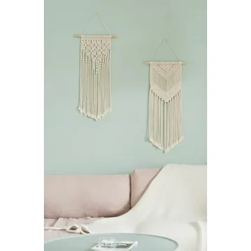 Dahey Macrame Wall Hanging Decor for Stylish Home Spaces