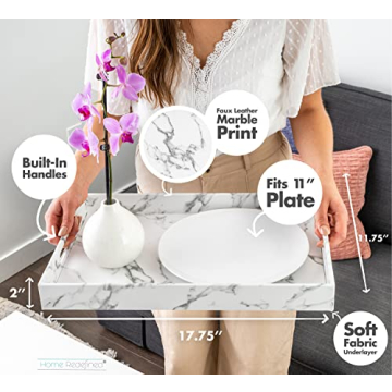 Elegant Home Redefined 18"x12" Decorative Serving Tray