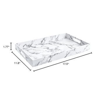 Elegant Home Redefined 18"x12" Decorative Serving Tray