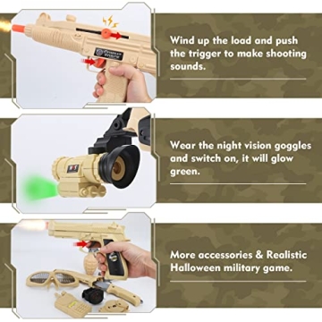 Kids Army Costume - CAPTAIN CHAOWING 17 PCS Set