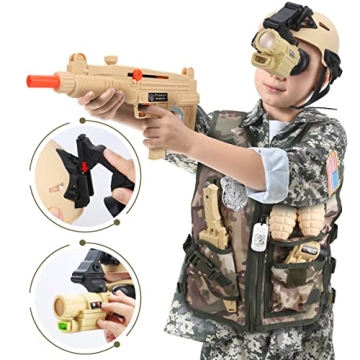 Kids Army Costume - CAPTAIN CHAOWING 17 PCS Set