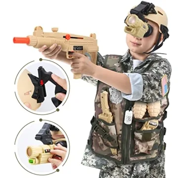 Kids Army Costume - CAPTAIN CHAOWING 17 PCS Set