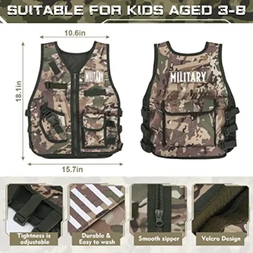 Kids Army Costume - CAPTAIN CHAOWING 17 PCS Set