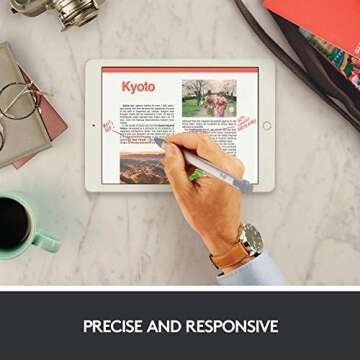 Logitech Crayon Digital Pencil for iPad Pro 12.9-Inch (5th, 6th Gen), 11-Inch (2nd, 3rd, 4th gen), i...