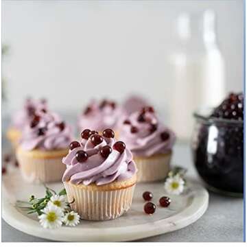 BREXONIC Blueberry Popping Boba Pearls for Bubble Tea