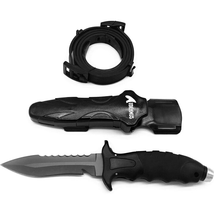Titanium Dive Knife with Straps