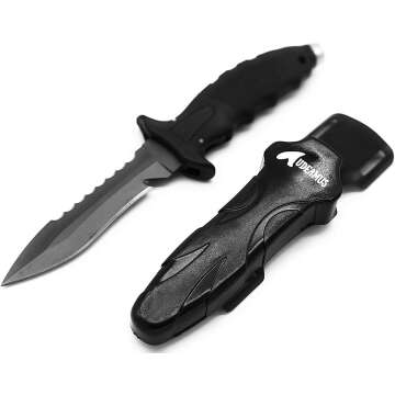 Titanium Dive Knife with Straps