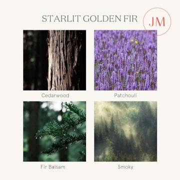 LA JOLIE MUSE Fir Cedarwood Candle - Luxury & Eco-Friendly
