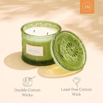 LA JOLIE MUSE Fir Cedarwood Candle - Luxury & Eco-Friendly