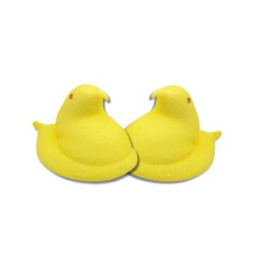 Peeps Egg Hunt - Individually Wrapped Mini Chicks - Perfect Easter Egg Fillers - Gift Pack of 2, 18 Count Bags By Lyza's Sweets & Treats