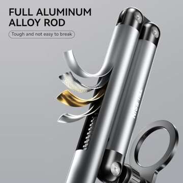 Magnetic Phone Holder for Desk, Adjustable Tablet Stand