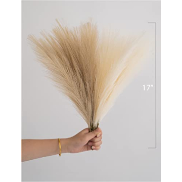 ChagoArt Faux Pampas Grass - Stylish Home Decor Stems