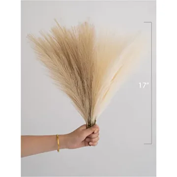 ChagoArt Faux Pampas Grass - Stylish Home Decor Stems