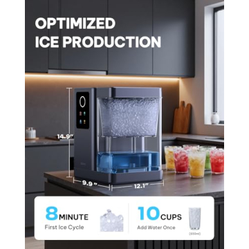 Silonn Nugget Ice Maker with App & Voice Control