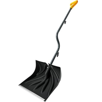 YEITSNOW 17-Inch Ergonomic Heavy Duty Snow Shovel – Durable Winter Tool