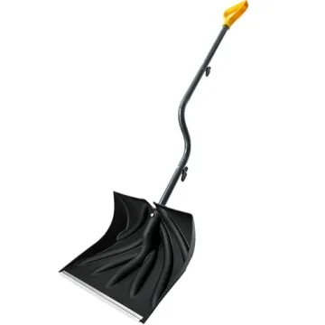 YEITSNOW 17-Inch Ergonomic Heavy Duty Snow Shovel – Durable Winter Tool