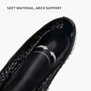 WIRALOMI Black Ballet Flats for Women Sparkly Rhinestone Ballerina Flats Comfortable Glitter Mesh Party Wedding Dress Shoes