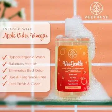 VeeFresh Gentle Feminine Wash - Hypoallergenic Care for Women