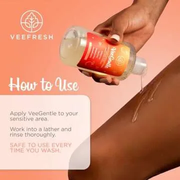 VeeFresh Gentle Feminine Wash - Hypoallergenic Care for Women