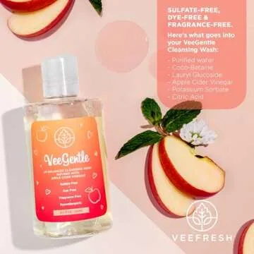 VeeFresh Gentle Feminine Wash - Hypoallergenic Care for Women