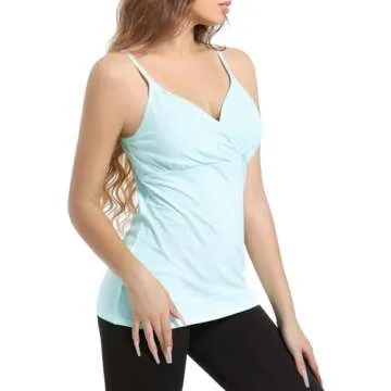Maternity Nursing Tops Cami Set for Comfortable Breastfeeding