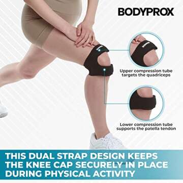 Bodyprox Knee Strap for Pain Relief and Support