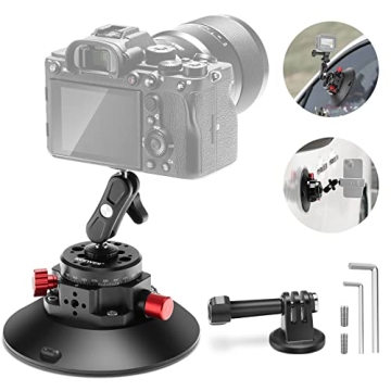 Essential NEEWER 6" Suction Cup Mount for Action Cameras
