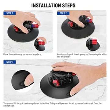 Essential NEEWER 6" Suction Cup Mount for Action Cameras